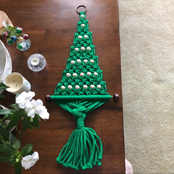 Vintage macrame Christmas tree - Picture 5 of 5
